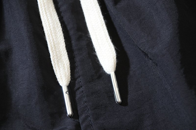 Hellstar Flame Skull Graphic Drawstring Shorts — detail