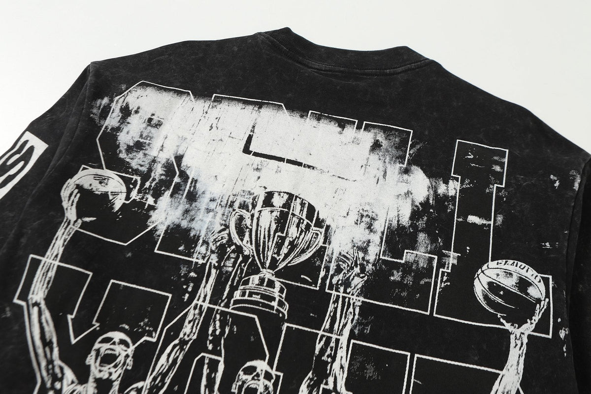 Hellstar Basketball Graphic Long-Sleeve T-Shirt — detail