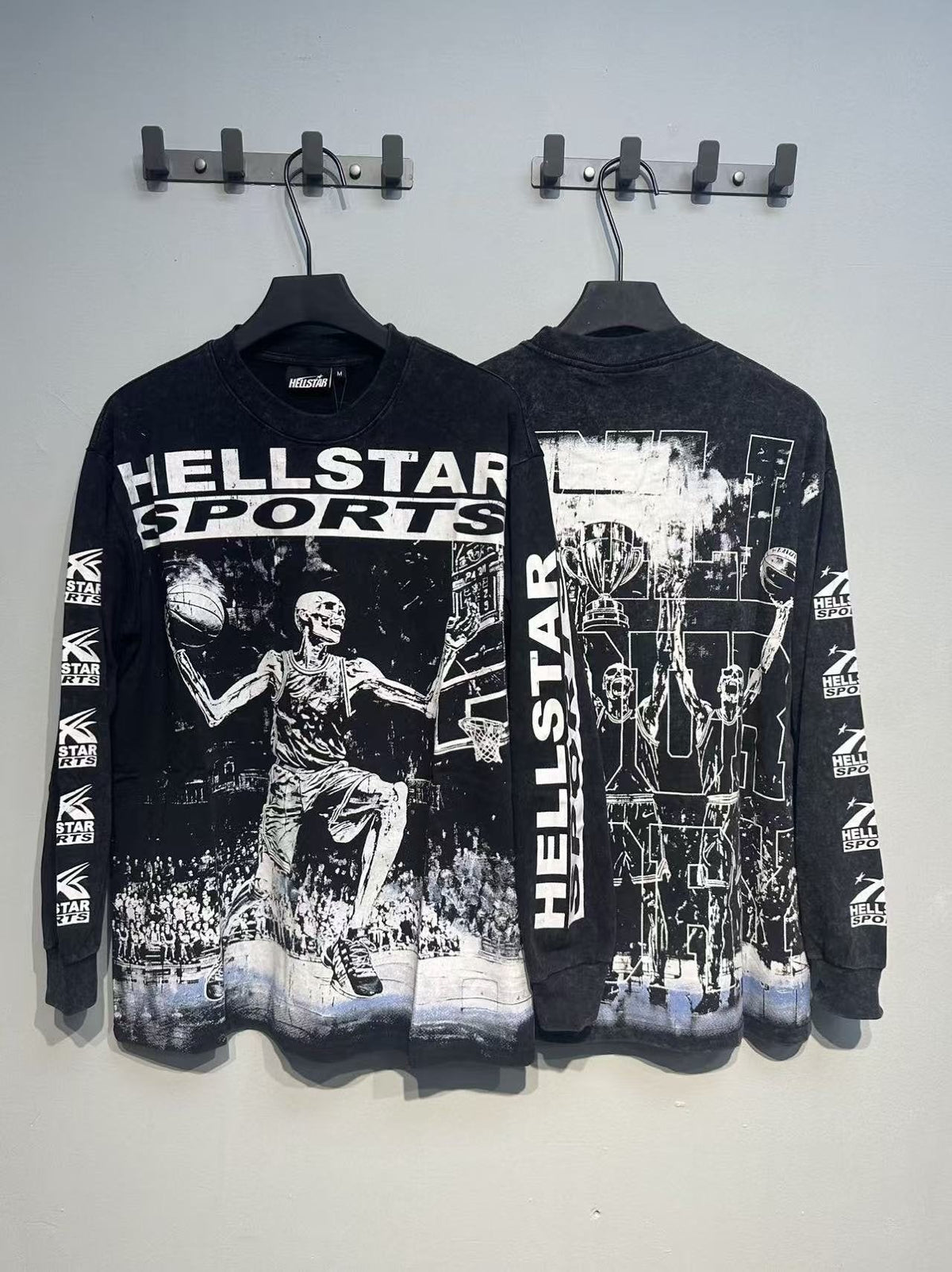Hellstar Basketball Graphic Long-Sleeve T-Shirt — context