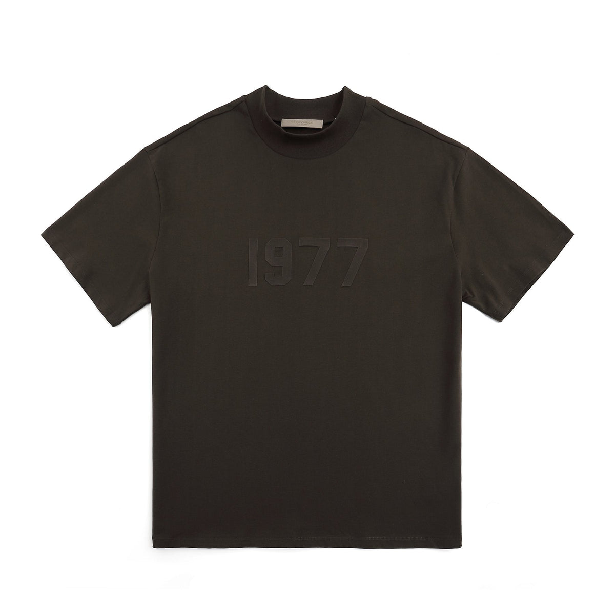ESSENTIALS 1977 Tonal Wordmark Mock-Neck T-Shirt — front