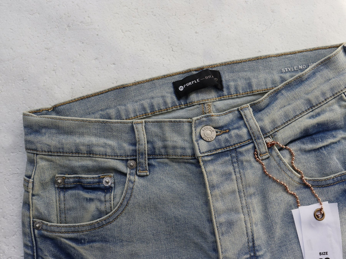 Purple Brand Sinners Graphic Skinny Jeans — front