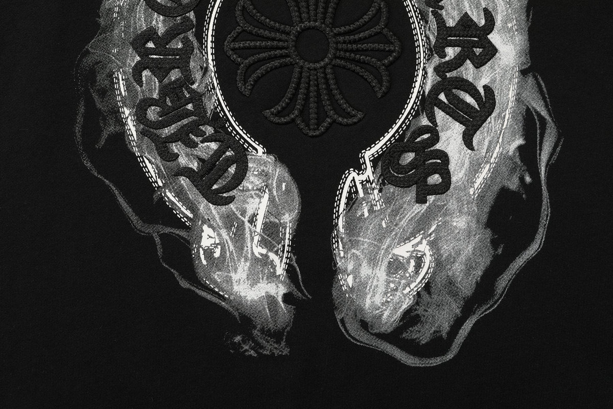 Chrome Hearts Cross Graphic Crewneck Sweatshirt — detail