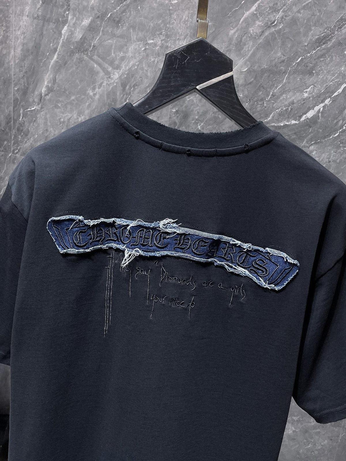 Chrome Hearts Cross Patch Graphic T-Shirt — detail