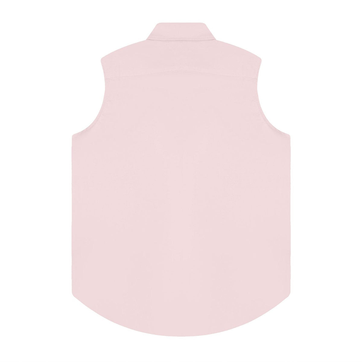 Test2-Ralph Lauren Sleeveless Oxford Button-Front Shirt — back